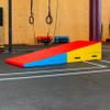 PRISP Folding Incline Gym Mat - Extra Long 71 x 30 x 14 in Wedge Gymnastics Tumbling Mat for Kids view 4