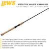 Lews Speed Stick Spinning Fishing Rod, IM8 Graphite Blank with Fuji Concept O Guides, Full-Length Cork Grips, Gray/Green view 2