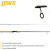 Lews Speed Stick Spinning Fishing Rod, IM8 Graphite Blank with Fuji Concept O Guides, Full-Length Cork Grips, Gray/Green view 3