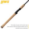 Lews Speed Stick Spinning Fishing Rod, IM8 Graphite Blank with Fuji Concept O Guides, Full-Length Cork Grips, Gray/Green view 4