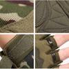 HYCOPROT Fingerless Gloves, Knuckle Protective Breathable Lightweight Outdoor Gloves for Shooting, Hunting, Motorcycling, Climbing (M, Yellow Camo) view 2
