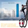 STURME UIAA Certified Climbing Carabiner Clips, 2 Pack 25KN(5623lbs) Screwgate Locking Carabiner Heavy Duty Caribeener Clips, Large Carabiner D Ring for Rock Climbing & Mountaineering view 4