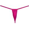 OROCOJUCO Sexy Men's Bulge Thong Underwear Shiny G-String Hipster Tangas Micro T-back 6-Pack L view 3