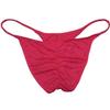OROCOJUCO Men's Modal Cheeky Briefs Brazilain Bikini Underwear Ruched Back Skimpy Swimwear Pink M view 2