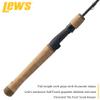 Lews Speed Stick Spinning Fishing Rod, IM8 Graphite Blank with Fuji Concept O Guides, Full-Length Cork Grips, Gray/Green view 4