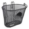 BIRIA Basket with Hooks, Front, Removable, Plate, Children Wire mesh Small Kids Bicycle Basket. can add Your Stickers, Diameter is 3", New (Black) view 1