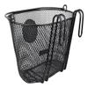 BIRIA Basket with Hooks, Front, Removable, Plate, Children Wire mesh Small Kids Bicycle Basket. can add Your Stickers, Diameter is 3", New (Black) view 2