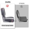 Leader Accessories A Pair of New Low Back Folding Boat Seat(2 seats) (B-Gray/Charcoal) view 4