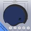 Alepo Extra Large Swimming Cap Women Men, Durable Silicone Swimming Hat Long Hair with Ear Protection, Unisex Adults Swim Caps for Long Thick Curly Hair & Dreadlocks Braids Weaves Afro Hair view 2
