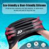 Alepo Extra Large Swimming Cap Women Men, Durable Silicone Swimming Hat Long Hair with Ear Protection, Unisex Adults Swim Caps for Long Thick Curly Hair & Dreadlocks Braids Weaves Afro Hair view 4