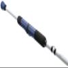 Lew's InShore Speed Stick Spinning Fishing Rod, 7-Foot 1-Piece HM40 Graphite Blank with Stainless Steel Guides, Medium-Light Power Moderate-Fast Action, Winn Dri-Tac Split-Grip Handle view 2