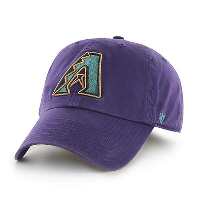 '47 New York Yankees Adjustable Cap Clean Up MLB, Arizona Diamondbacks Purple Cooperstown, One Size
