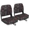 Leader Accessories A Pair of New Low Back Folding Boat Seat(2 seats) (B-Camo) view 1