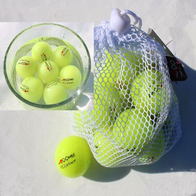 A99Golf Floating Golf Balls with Carry Bag Water Practice Floater Balls for Pool, Pond & Water Range, High-Visibility (Green 12pcs)