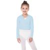 Bezioner Ballet Wrap Top Girls Ballet Sweater Dance Sweater for Girls Blue, XL view 1