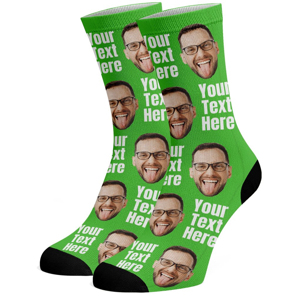 Custom Face Socks, Funny Socks with Faces for Men Women Cat Dog Lovers, Personalized Gifts