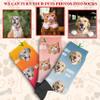 Custom Face Socks, Funny Socks with Faces for Men Women Cat Dog Lovers, Personalized Gifts view 2