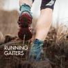 AONIJIE Low Trail Gaiters Reflective Ankle Gators Protective Shoe Covers with UV Protection & Breathable & Sand Prevention for Triathlon Marathon Hiking (Black Green) view 3