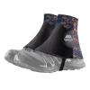 AONIJIE Low Trail Gaiters Reflective Ankle Gators Protective Shoe Covers with UV Protection & Breathable & Sand Prevention for Triathlon Marathon Hiking (Black Orange) view 1