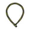 ABUS Chain Lock IVERA Chain 7210 - Bicycle Lock with Highly Flexible IvyTex Synthetic Fibre Coating - ABUS Security Level 8-85 cm - Yellow view 1