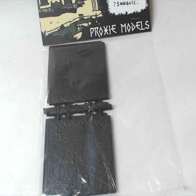 Proxie Models 75 X 75 mm Square Bases