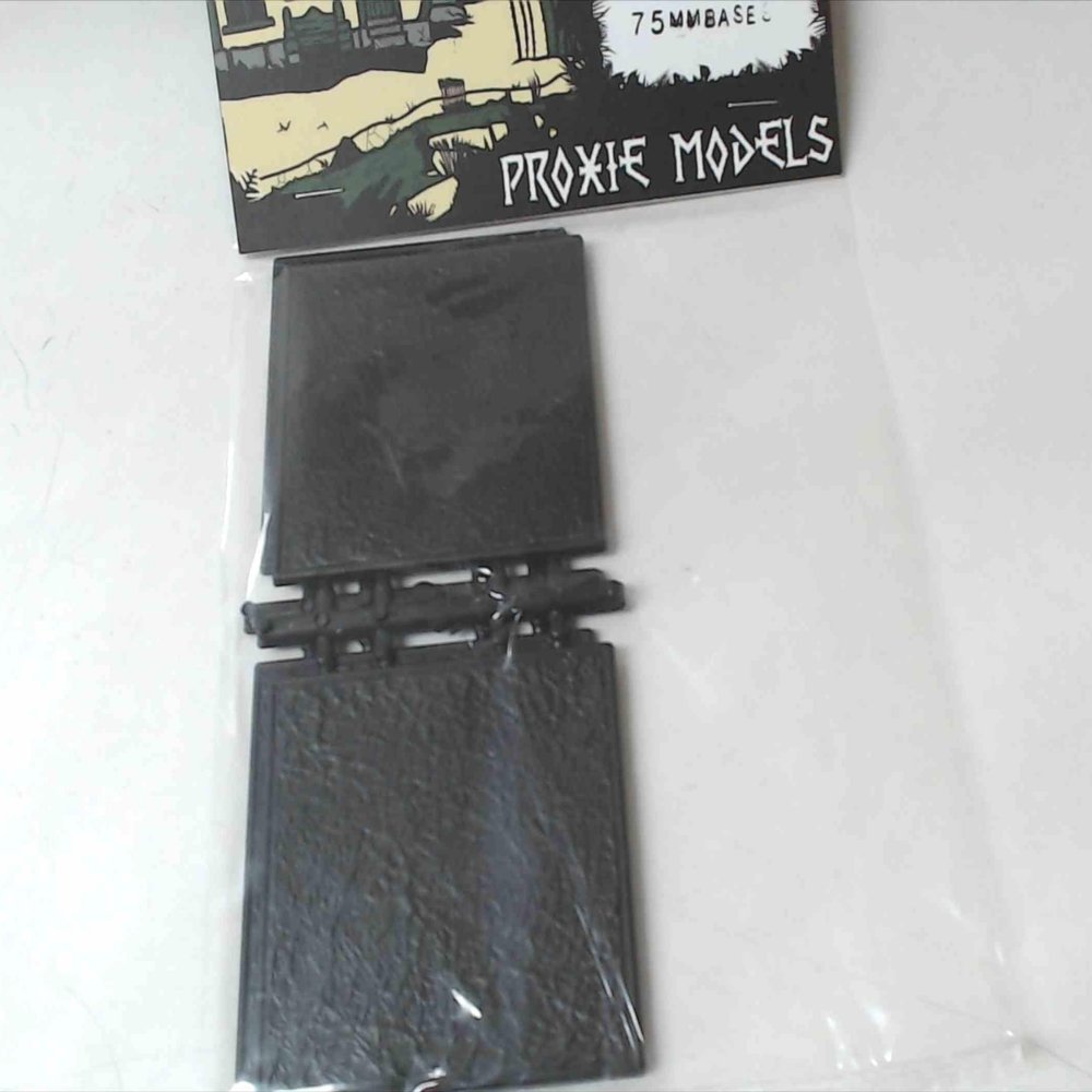 Proxie Models 75 X 75 mm Square Bases