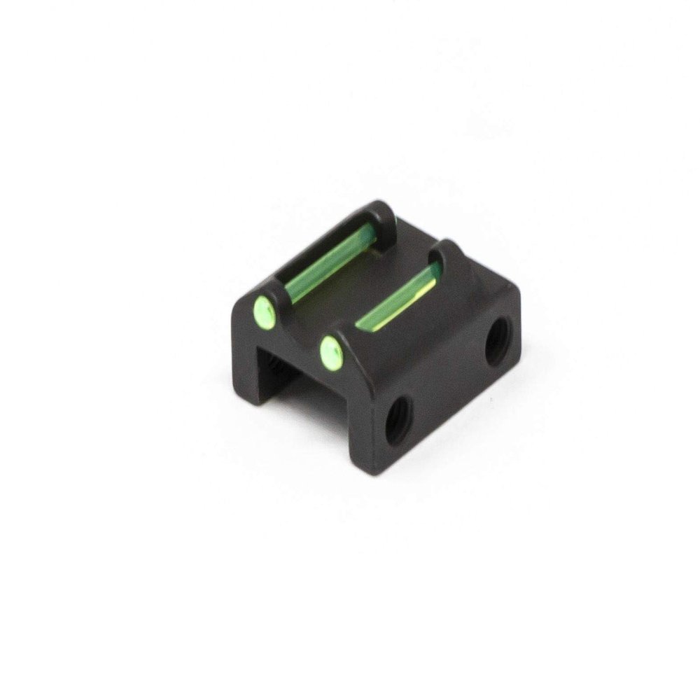 LPA Fixed Fiber Optic Rear Sight for Shotgun Ribs - 6mm to 8mm