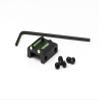 LPA Fixed Fiber Optic Rear Sight for Shotgun Ribs - 6mm to 8mm view 2