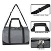 30 Liter, 17 Inch Canvas Duffle Bags for Men and Women  Travel Weekender Overnight Carry-On Shoulder Duffel Tote Bags (Grey) view 2