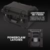 NANUK 918 Hard Case with 3 UP Custom Foam Insert, IP67 Waterproof & Crushproof, Rugged Construction for Ultimate Protection, Made in Canada Black (16.9 x 12.9 x 9.3) view 2