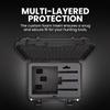 NANUK 918 Hard Case with 3 UP Custom Foam Insert, IP67 Waterproof & Crushproof, Rugged Construction for Ultimate Protection, Made in Canada Black (16.9 x 12.9 x 9.3) view 3