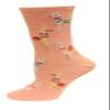 Hot Sox Alpacas Socks, Pink Heather, 1 Pair, Women Shoe 4-10 view 1