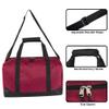 30 Liter, 17 Inch Canvas Duffle Bags for Men and Women  Travel Weekender Overnight Carry-On Shoulder Duffel Tote Bags (Red) view 2
