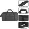 20 Inch, 40 Liter Duffel Bag for Men, Women Travel Weekender Overnight Carry-on Shoulder Duffel Tote Bag (Black) view 2