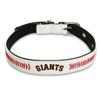 MLB Dog Collar SAN Francisco Giants New Signature PRO PVC-Leather Premium Pet Collars Extra Tough & Durable! Super Stylish! Size: Medium Adjustable 16-20" Length x 1" Width view 1