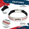 MLB Dog Collar SAN Francisco Giants New Signature PRO PVC-Leather Premium Pet Collars Extra Tough & Durable! Super Stylish! Size: Medium Adjustable 16-20" Length x 1" Width view 3