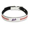 MLB Dog Collar New York Mets New Signature PRO PVC-Leather Premium Pet Collars Extra Tough & Durable! Super Stylish! Size: Medium Adjustable 16-20" Length x 1" Width view 1