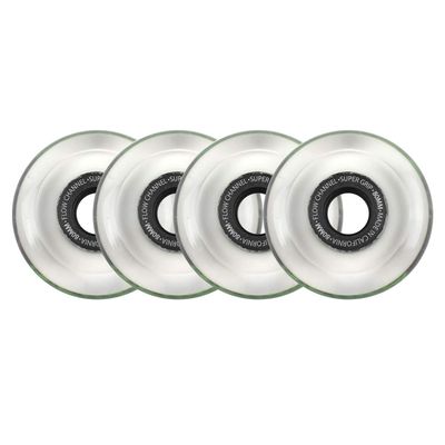 Labeda Slime Roller Hockey Wheels 80mm X-Soft (76A) 4-Pack Black