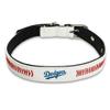 MLB Dog Collar Los Angeles Dodgers New Signature PRO PVC-Leather Premium Pet Collars Extra Tough & Durable! Super Stylish! Size: Small Adjustable 12-15" Length x 0.75" Width view 1