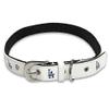 MLB Dog Collar Los Angeles Dodgers New Signature PRO PVC-Leather Premium Pet Collars Extra Tough & Durable! Super Stylish! Size: Small Adjustable 12-15" Length x 0.75" Width view 2