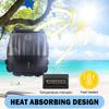 KIPIDA Solar Shower Bag,5 gallons/20L Solar Heating Camping Shower Bag with Removable Hose and On-Off Switchable Shower Head for Camping Beach Swimming Outdoor Traveling Hiking (Black) view 2