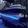 Green Blob Outdoors Pimp My Pontoon Neon Blue, Green, or UV for 18-29ft Models Under Deck Lighting Kit w Bonus Red & Green Navigation Strips, Under Deck (Neon Blue, 25) view 2