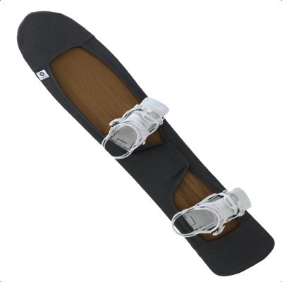 MONS Powder Snowboard Setback Stance Protection Soft Sleeve Cover with Binding On for packing in board bag Scratch-Resistant (S)