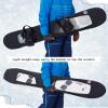 MONS Powder Snowboard Setback Stance Protection Soft Sleeve Cover with Binding On for packing in board bag Scratch-Resistant (S) view 3