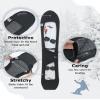 MONS Powder Snowboard Setback Stance Protection Soft Sleeve Cover with Binding On for packing in board bag Scratch-Resistant (S) view 4