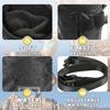 MIUONO Chalk Bag with 2 Chalk Balls, Belt, Carabiner Clip, Brush Loop and Zippered Pocket for Climbing, Bouldering, Gymnastics, Cross Fit and Lifting view 4