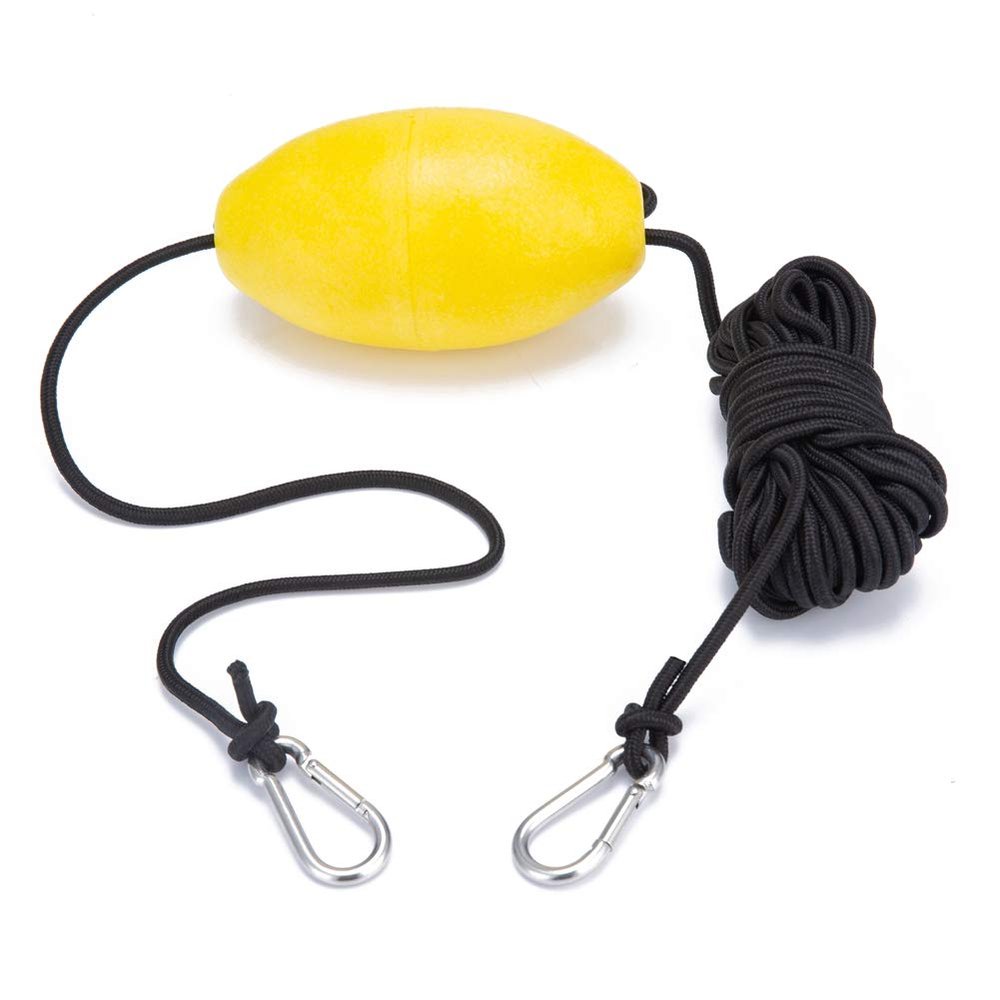 Anchor Marker Buoy, 30 ft. Marine Rope Tow Line Anchor Buoy Float Leash & Stainless Steel Hook,High Visibility Anchor Line Float