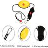 Anchor Marker Buoy, 30 ft. Marine Rope Tow Line Anchor Buoy Float Leash & Stainless Steel Hook,High Visibility Anchor Line Float view 4