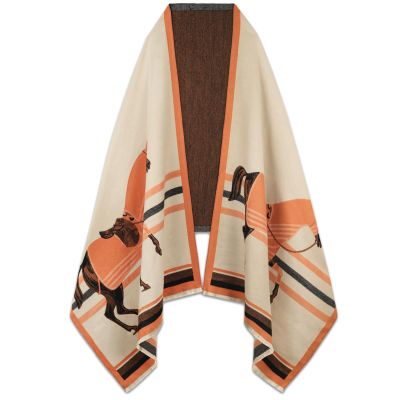 EXTREE Fashion Design Tie Scarfs for Women - Winter Warm Small Plaid Pointed Wool Scarf
