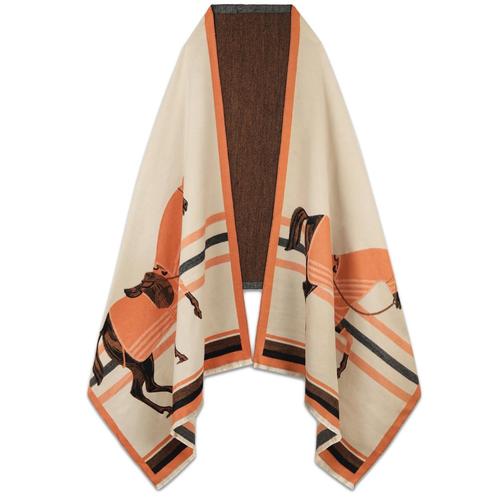 EXTREE Fashion Design Tie Scarfs for Women - Winter Warm Small Plaid Pointed Wool Scarf